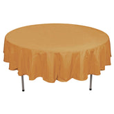 Polyester 90" Round Tablecloth Gold - Stain and Wrinkle-Resistant Table Cover for Party & Gatherings