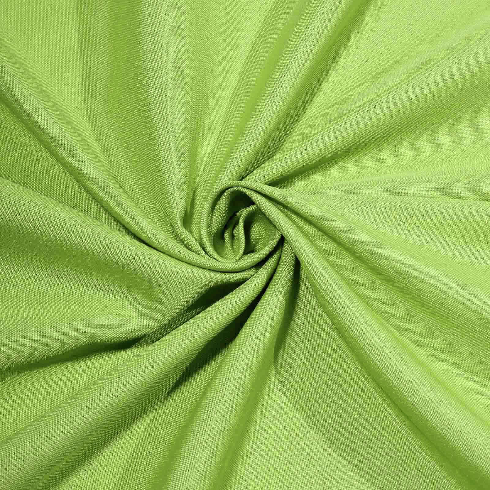 Polyester 90" Round Tablecloth Apple Green - Stain & Wrinkle-Resistant Table Cover