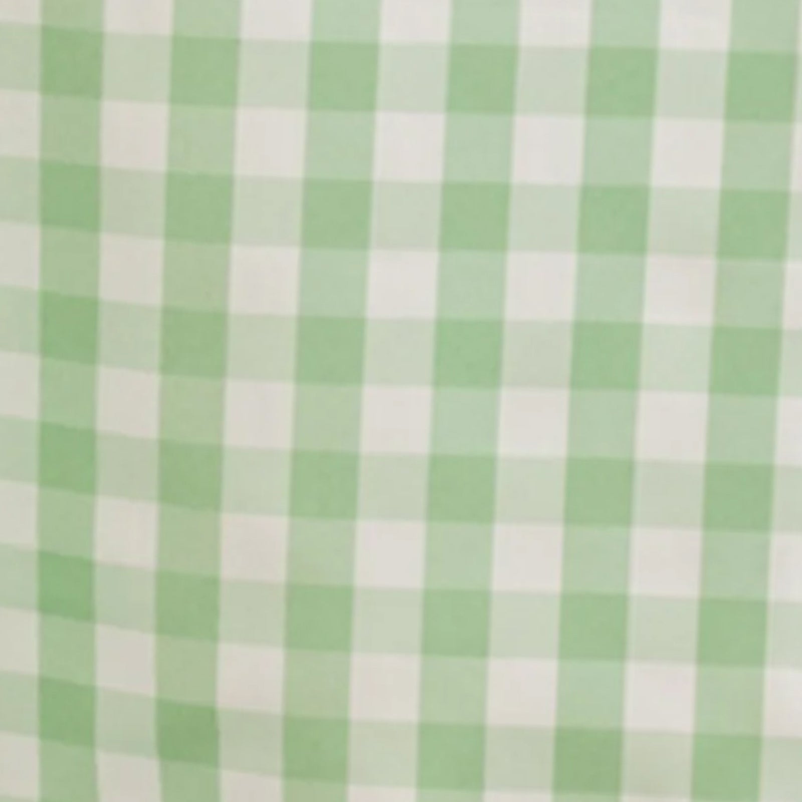 Polyester 70"x70" Table Overlay Square Tablecloth White/Sage Green - Checkered Buffalo Plaid Table Topper