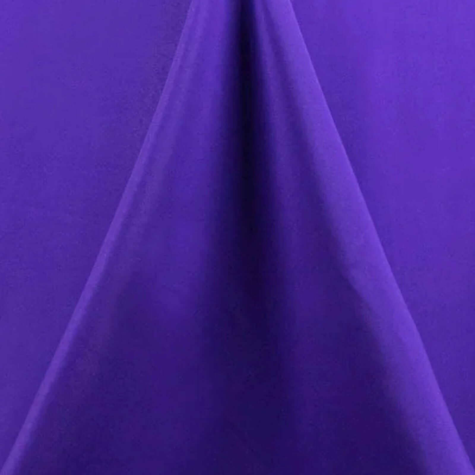 Premium Polyester 90"x156" Rectangle Tablecloth Purple - Seamless 220GSM Stain-Resistant Table Cover