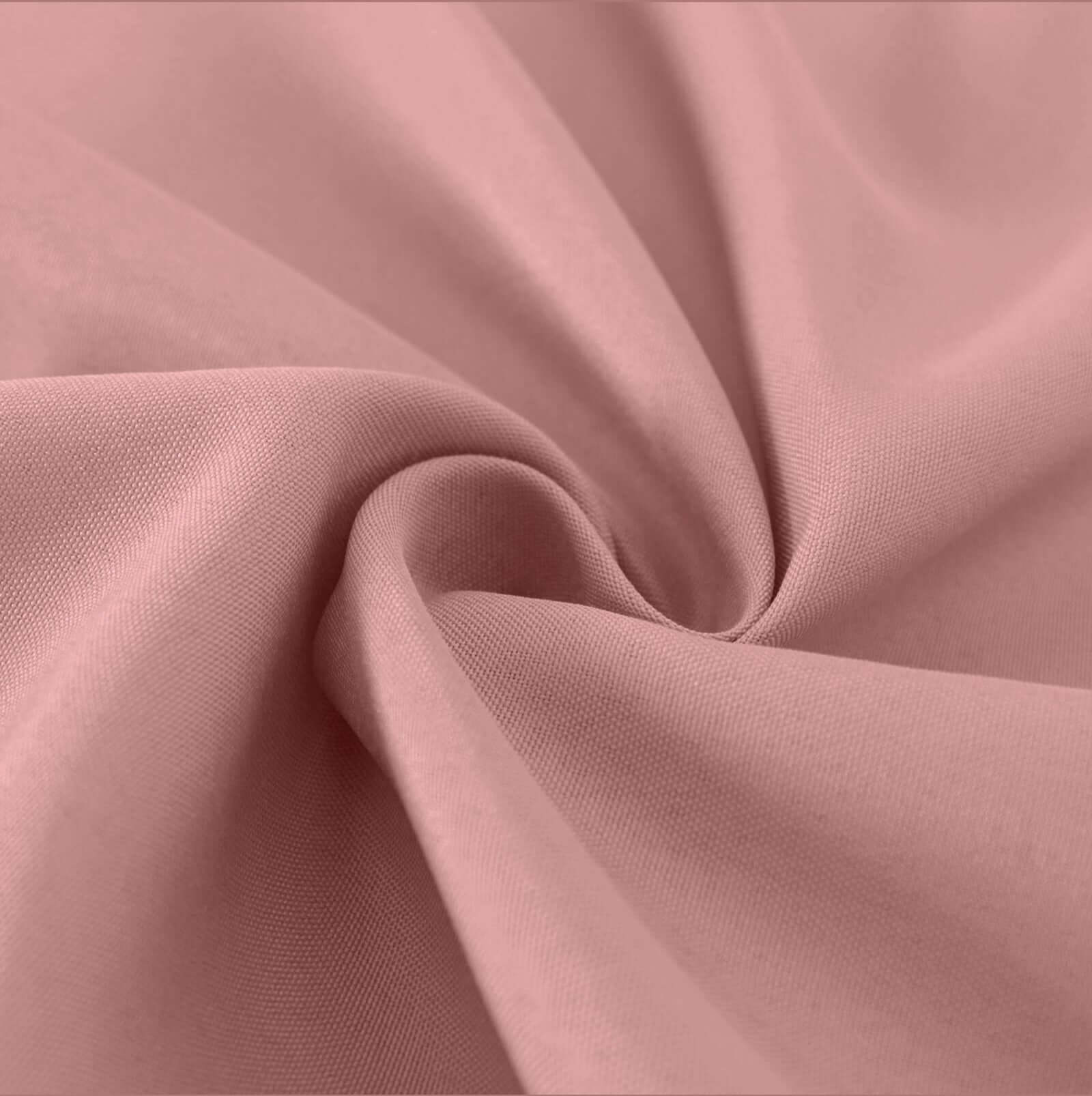 Polyester 72"x120" Rectangle Tablecloth Dusty Rose - Durable and Stylish Table Cover