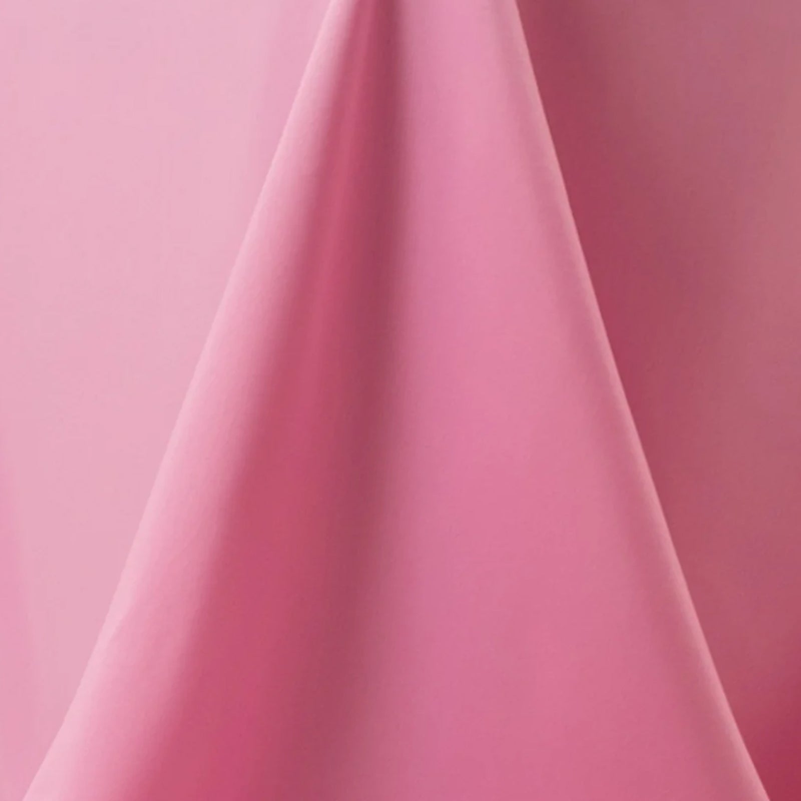 Premium Polyester 90"x132" Rectangle Tablecloth Pink - Seamless 220GSM Stain-Resistant Table Cover