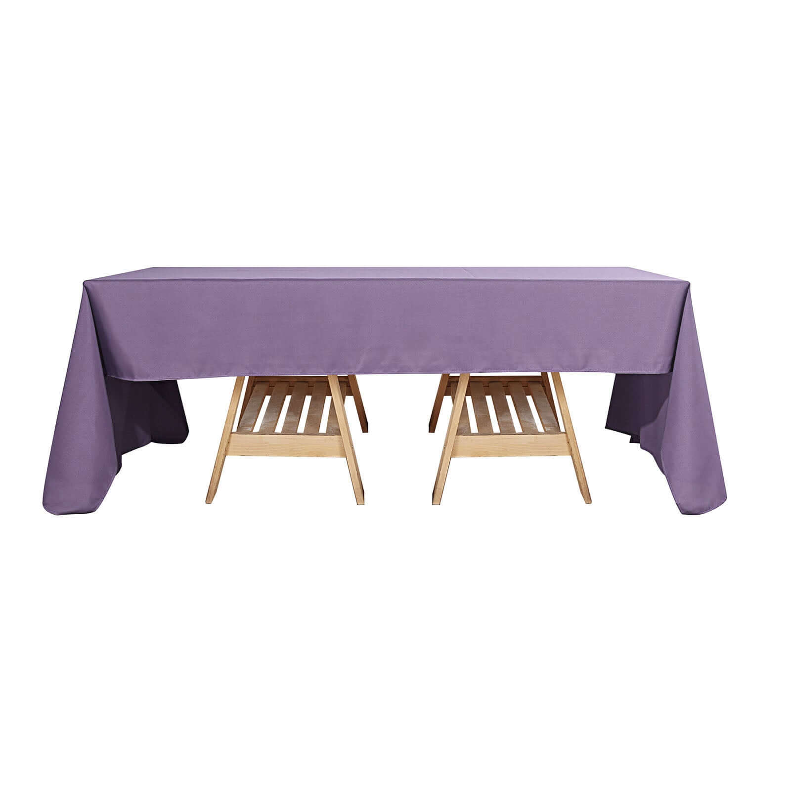 Polyester 72"x120" Rectangle Tablecloth Violet Amethyst - Durable and Stylish Table Cover