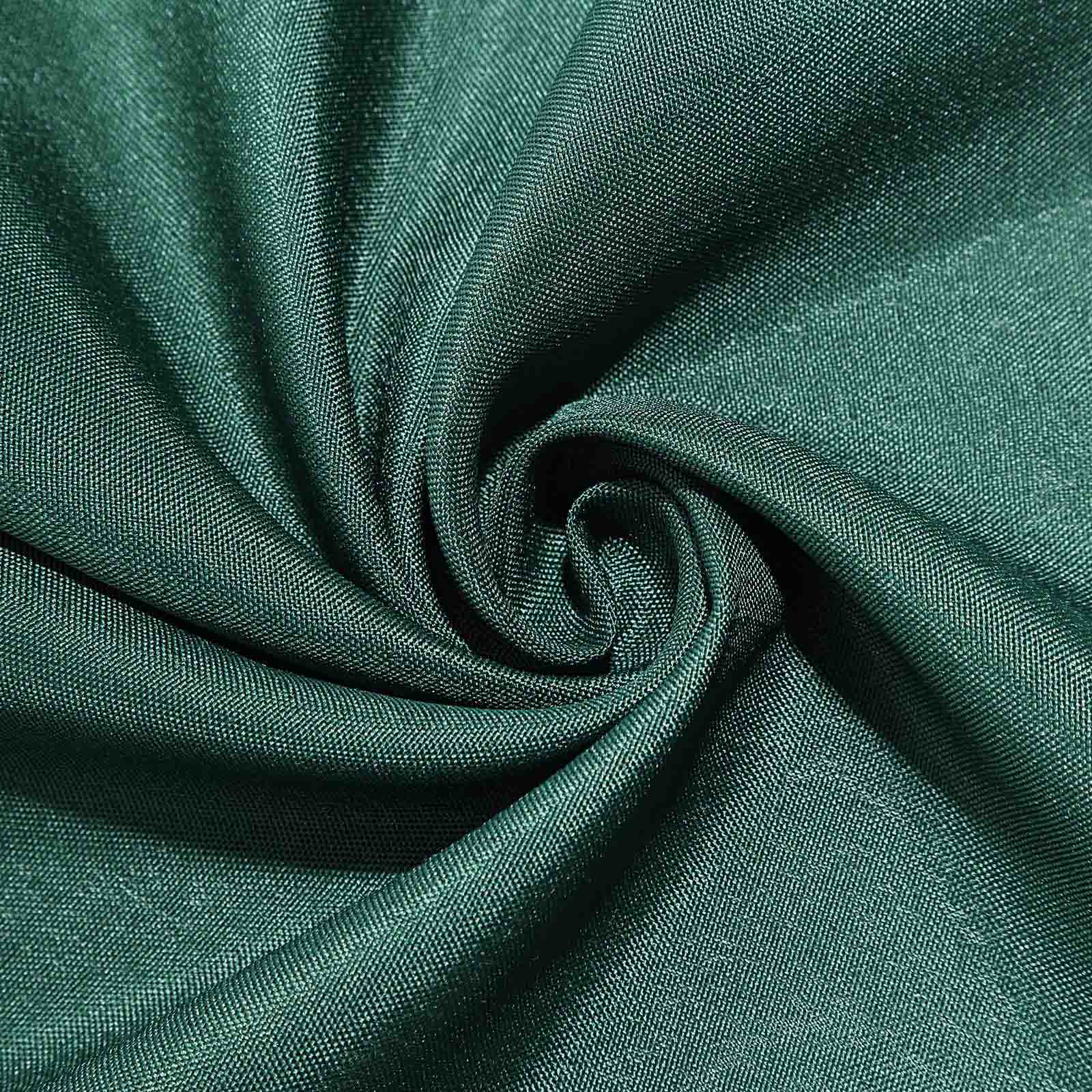 Polyester 72"x120" Rectangle Tablecloth Hunter Emerald Green - Durable and Stylish Table Cover