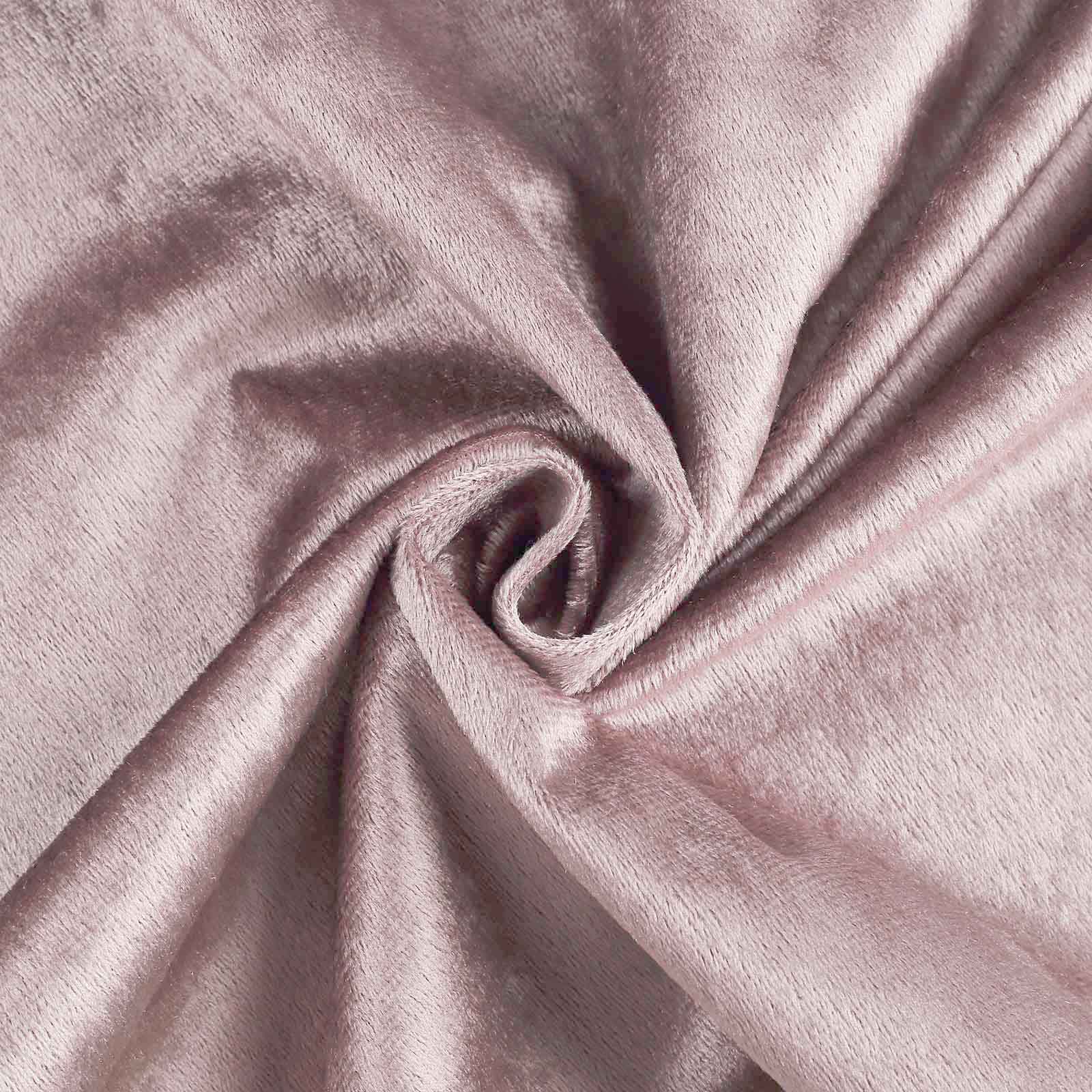Premium Velvet 60"x102" Rectangle Tablecloth Mauve - Reusable & Soft Table Cover